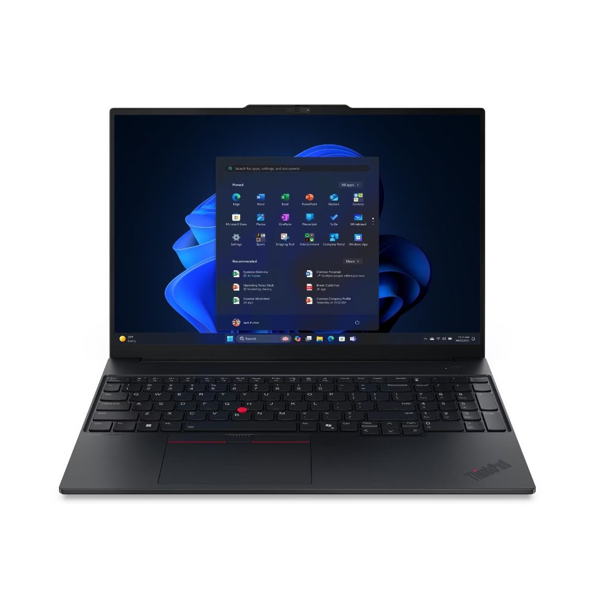 Lenovo ThinkPad E16 Gen 3 16" Laptop Ryzen 7 250 16GB 512GB SSD Win 11 Pro
