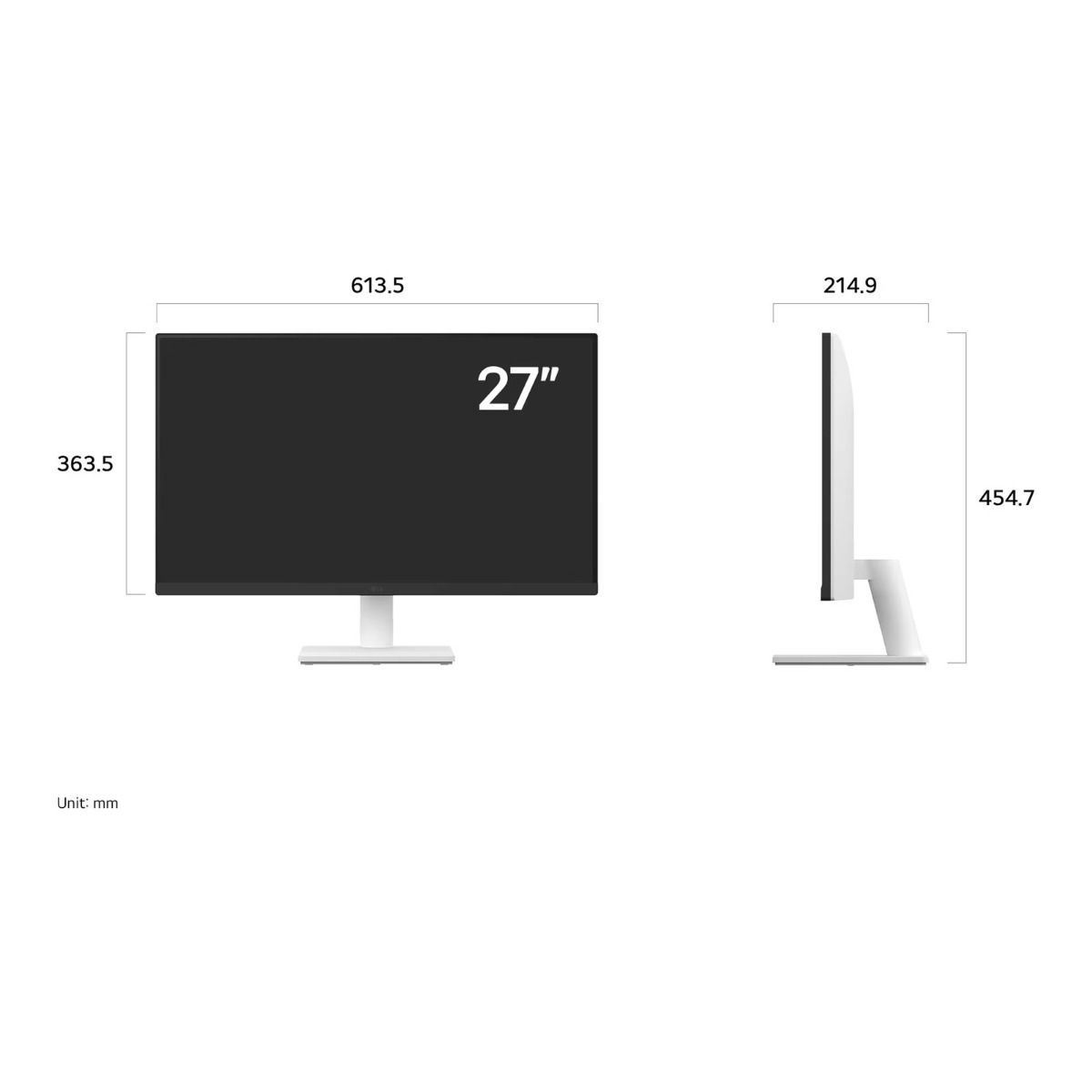 27" LG 4K Ultra HD UltraFine IPS Monitor 60Hz Refresh HDR10 Borderless Design