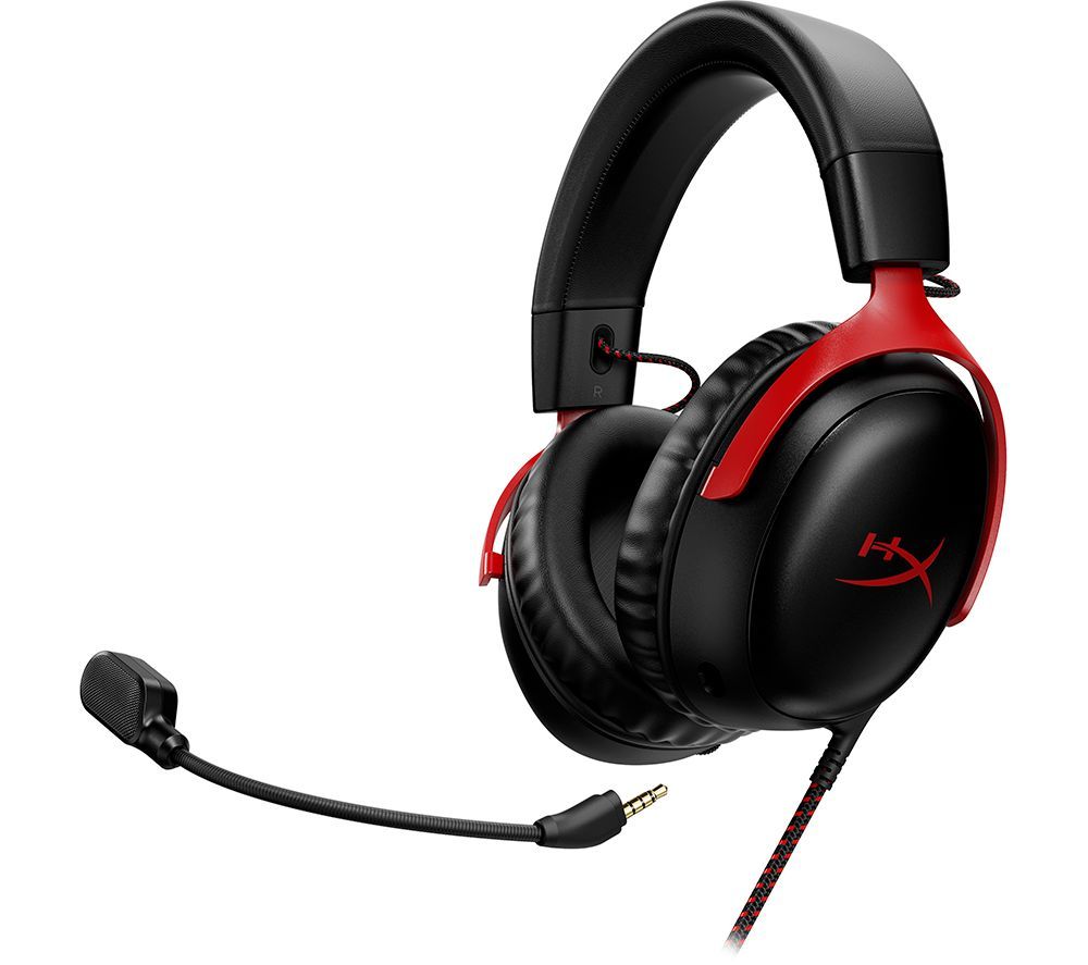 HyperX Cloud III Wired Gaming Headset Black & Red