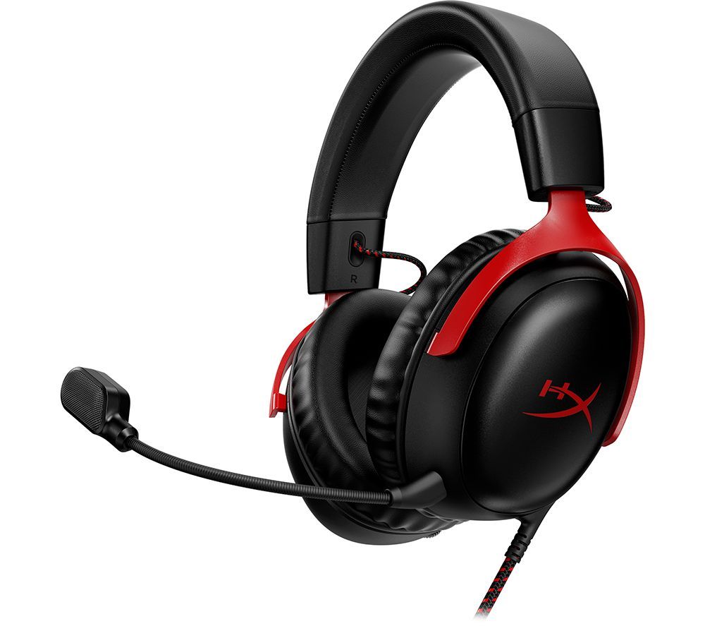 HyperX Cloud III Wired Gaming Headset Black & Red