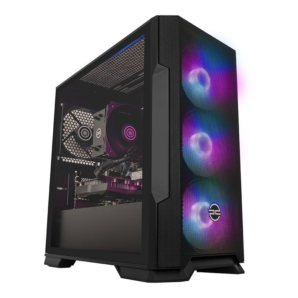 PCSpecialist Icon 211 Ryzen 5 5500 16GB RAM 1TB SSD Win 11 Home Black