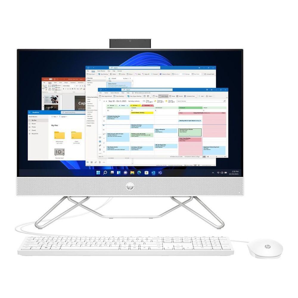 HP 24-cb1042na 23.8" All-in-One Desktop PC Intel i3 8GB RAM 512GB SSD