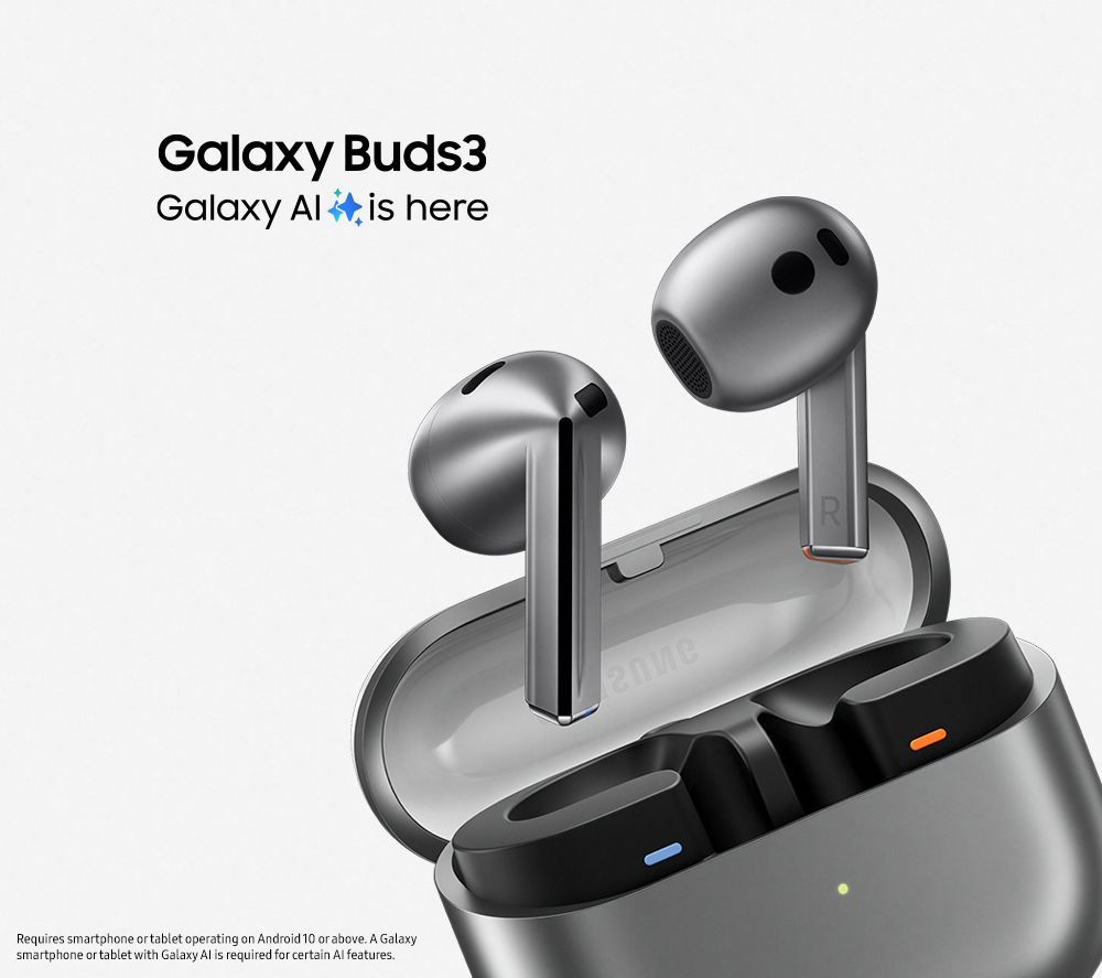 Samsung Galaxy Buds3 Pro EarBuds Voice and Touch Controls Built In AI White