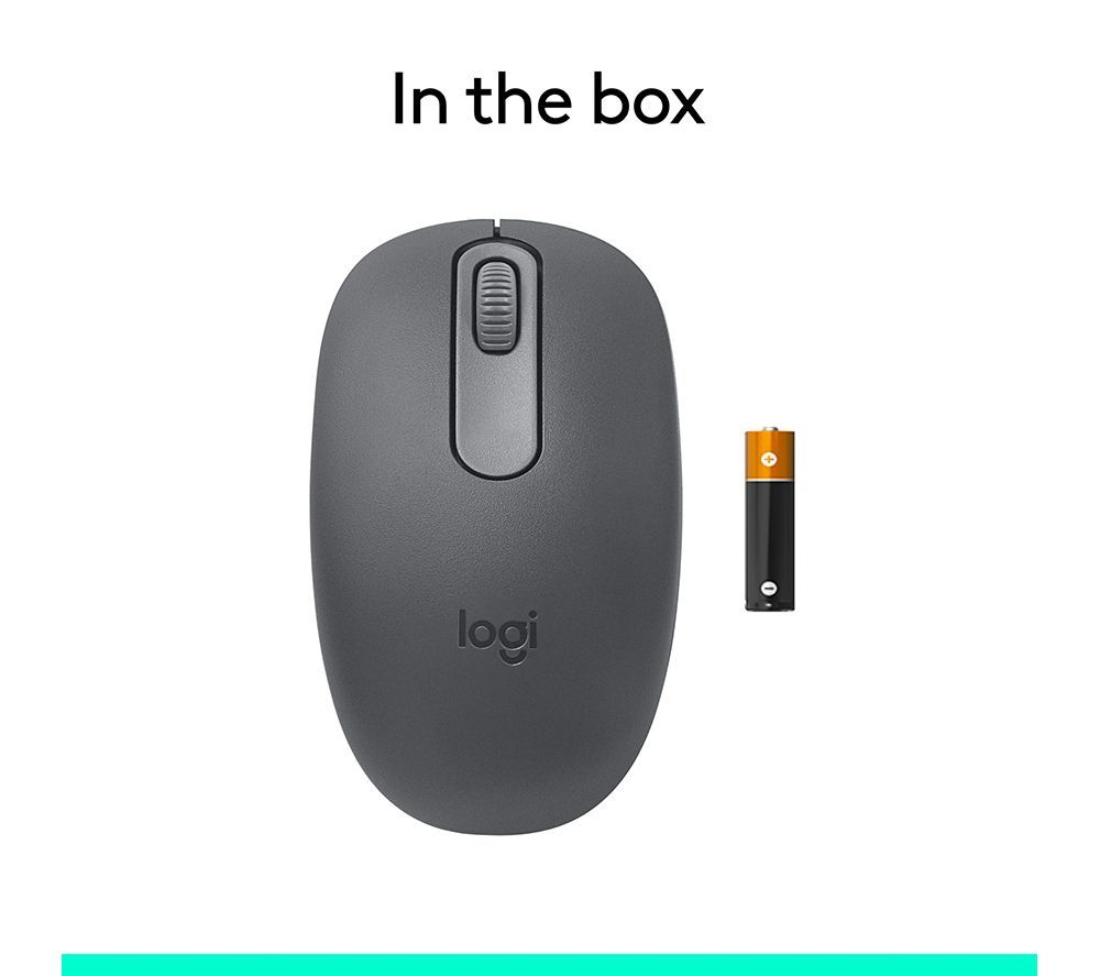 Logitech M196 Wireless Mouse - Grey