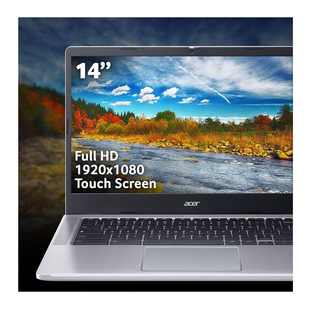 Acer Chromebook 314 CB314-4HT 14" Screen N100 4GB RAM 128GB SSD ChromeOS Silver
