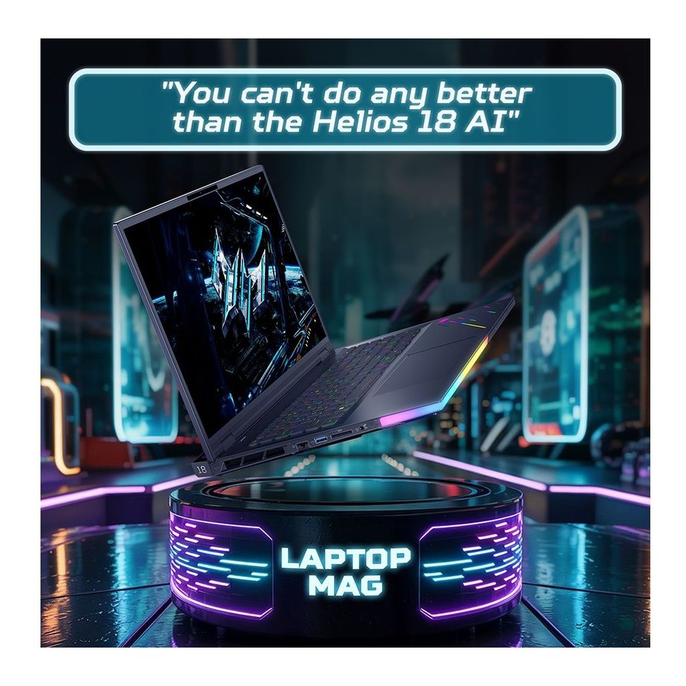 Acer Predator Helios 18 AI 18" 4K Gaming Laptop Intel Ultra 9 96GB RAM 1TB SSD RTX 5090
