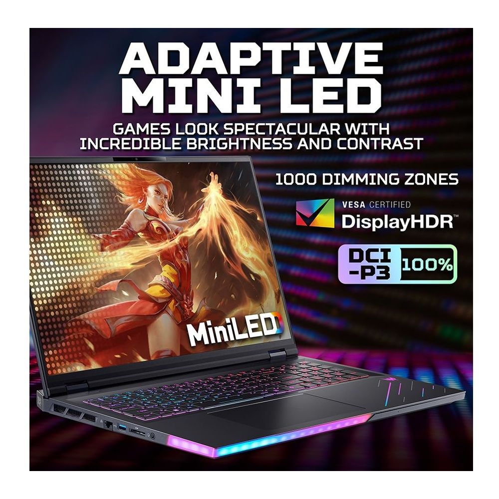 Acer Predator Helios 18 AI 18" 4K Gaming Laptop Intel Ultra 9 96GB RAM 1TB SSD RTX 5090