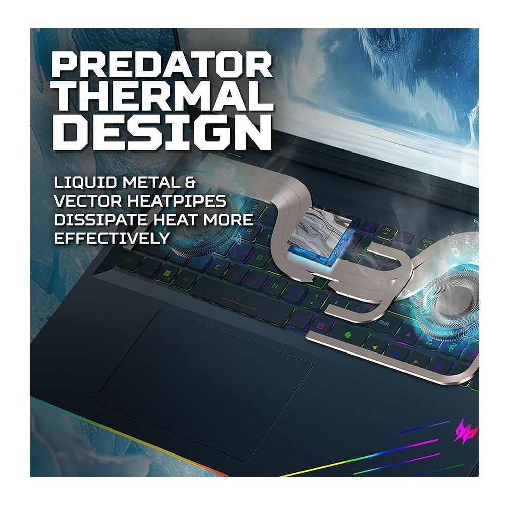 Acer Predator Helios 18 AI 18" 4K Gaming Laptop Intel Ultra 9 96GB RAM 1TB SSD RTX 5090