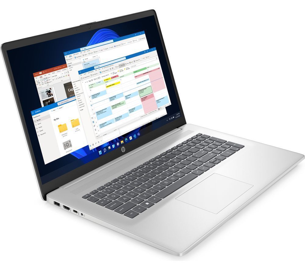 HP 17-cn3501na 17.3" Laptop Intel i3 8GB RAM 512GB SSD Silver