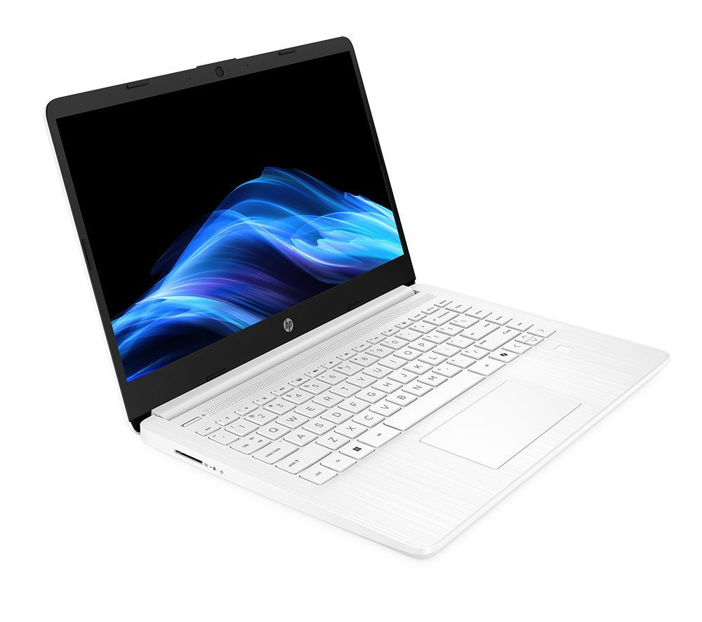 HP 14-dq6500na 14" HD Laptop Intel N150 4GB RAM 128GB White
