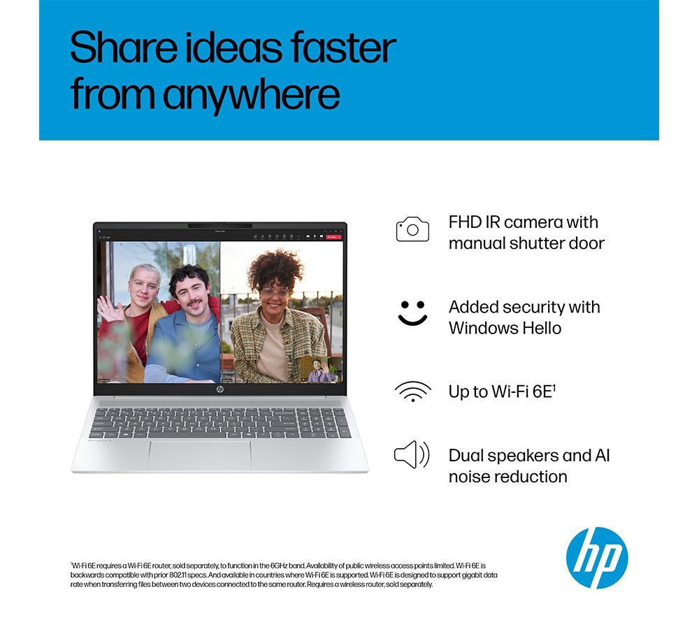 HP OmniBook 5 16-ba1505na 16" Laptop Intel i7 16GB RAM 512GB SSD