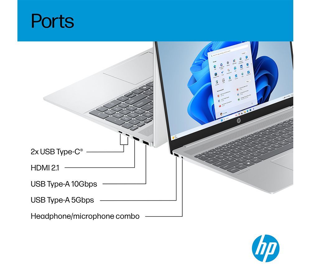 HP OmniBook 5 16-ba1505na 16" Laptop Intel i7 16GB RAM 512GB SSD