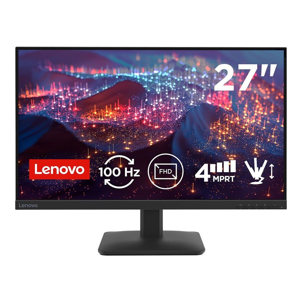 Lenovo L27-4e 27" Full HD Monitor 100Hz Refresh 4ms Response Wall Mountable