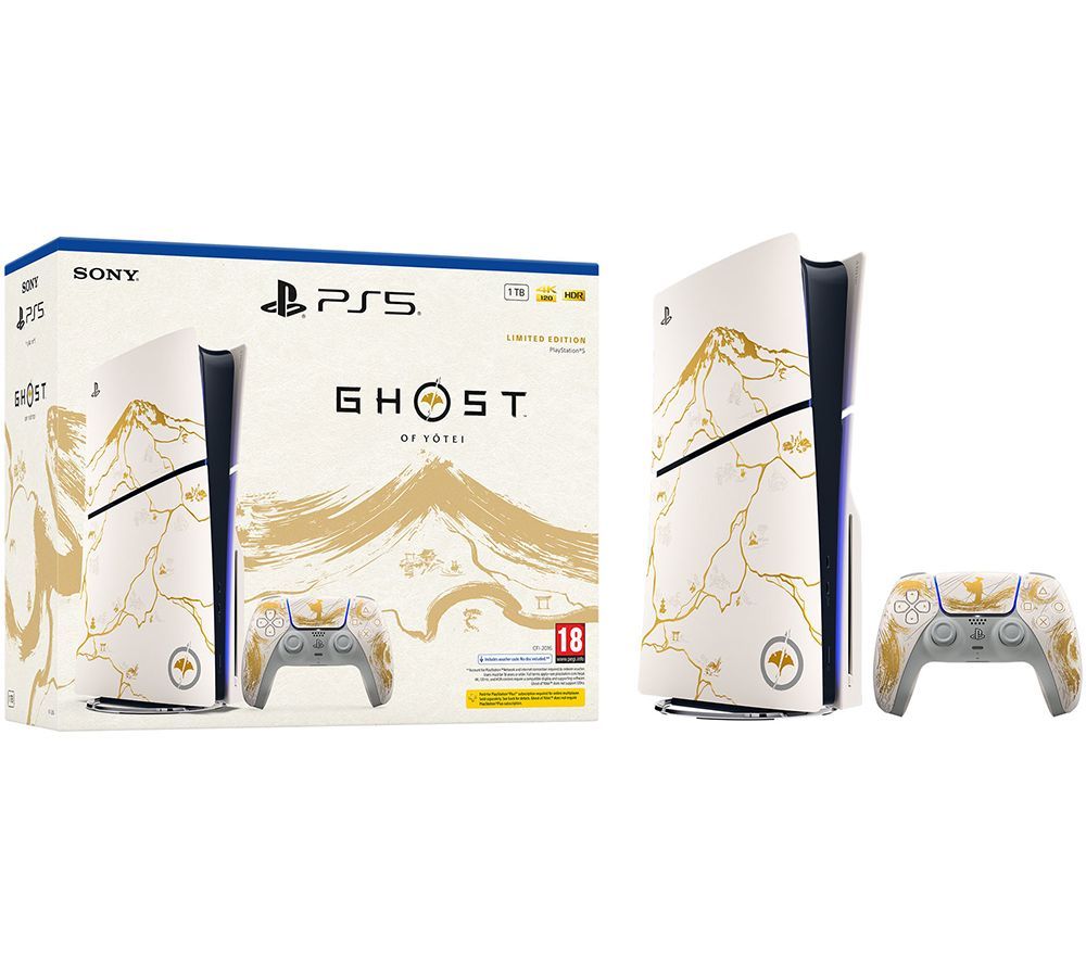 SONY PlayStation 5 Slim Ghost Of Yotei Edition 1TB Games Console (Disc Edition)