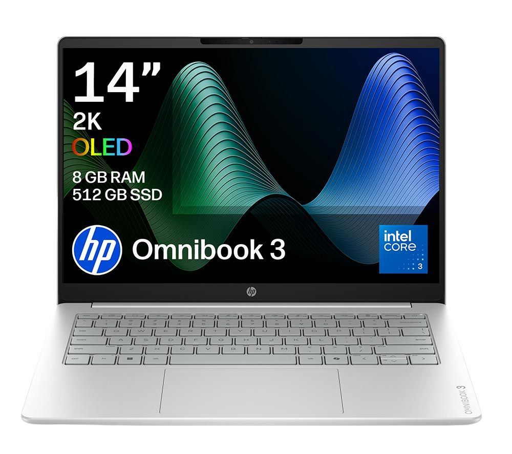 HP OmniBook 3 Laptop AI 14-ht0505nax 14" Core 3 304 8GB 512GB SSD Win 11 Home