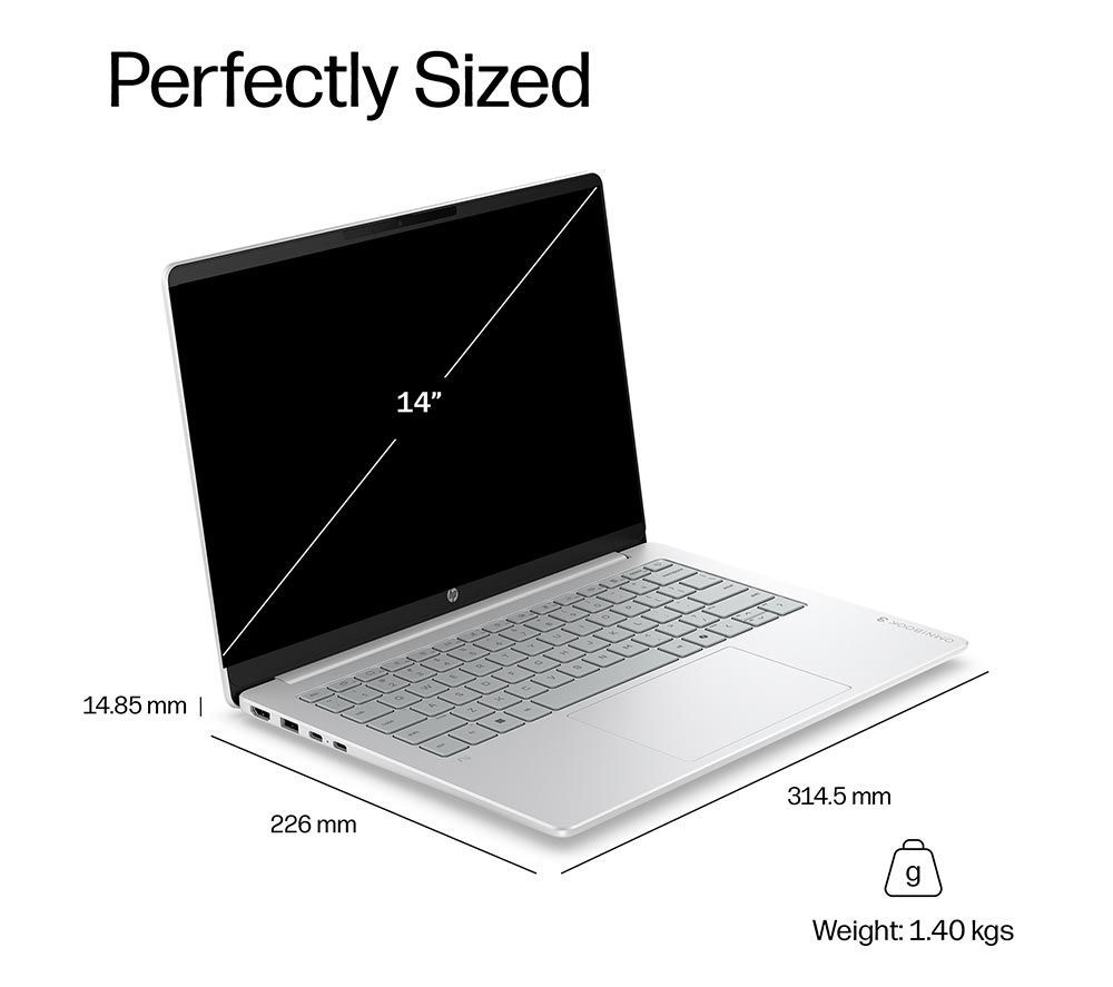 HP OmniBook 3 Laptop AI 14-ht0505nax 14" Core 3 304 8GB 512GB SSD Win 11 Home