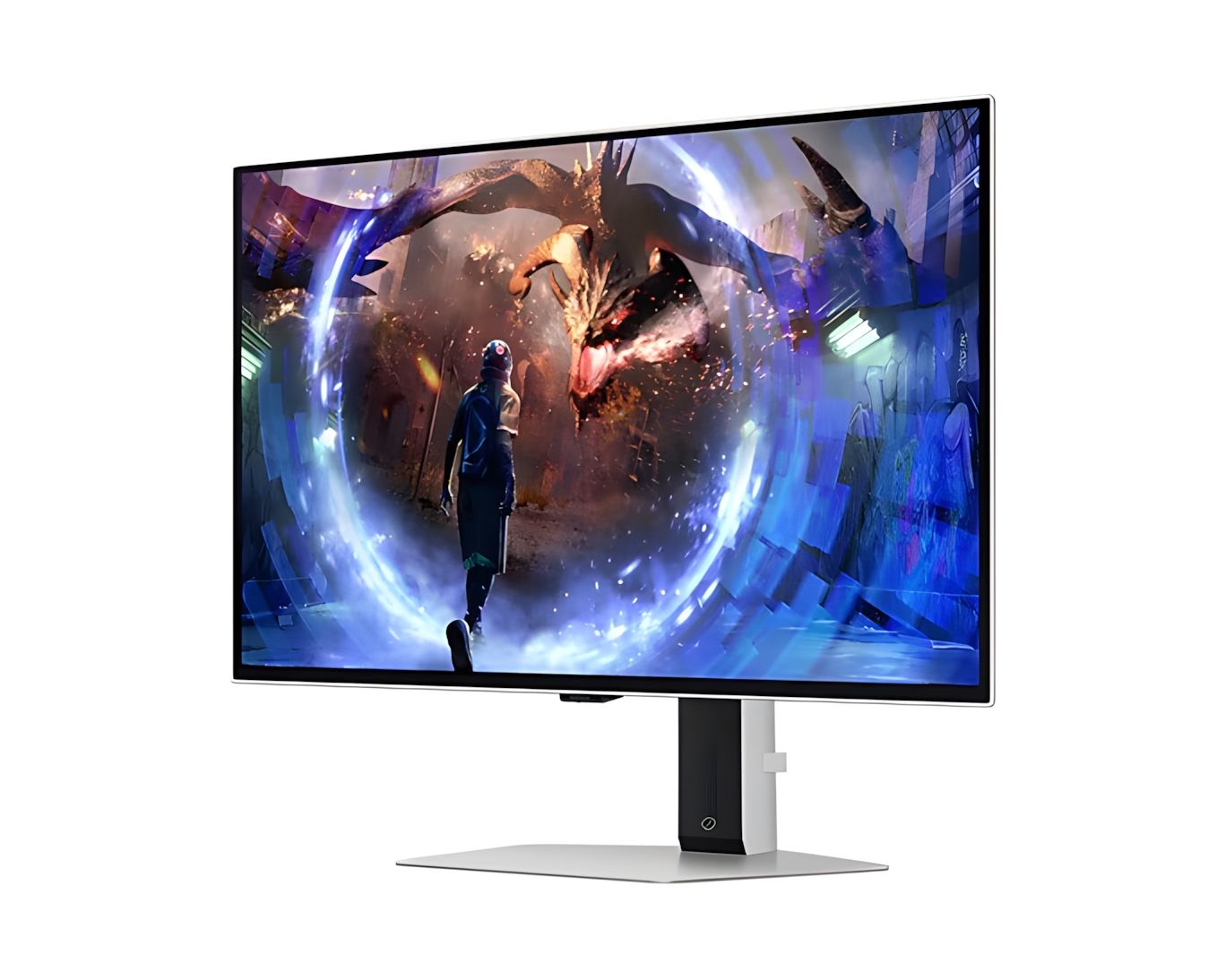 Samsung Odyssey G60SD 27" Quad HD OLED Gaming Monitor 360Hz Silver