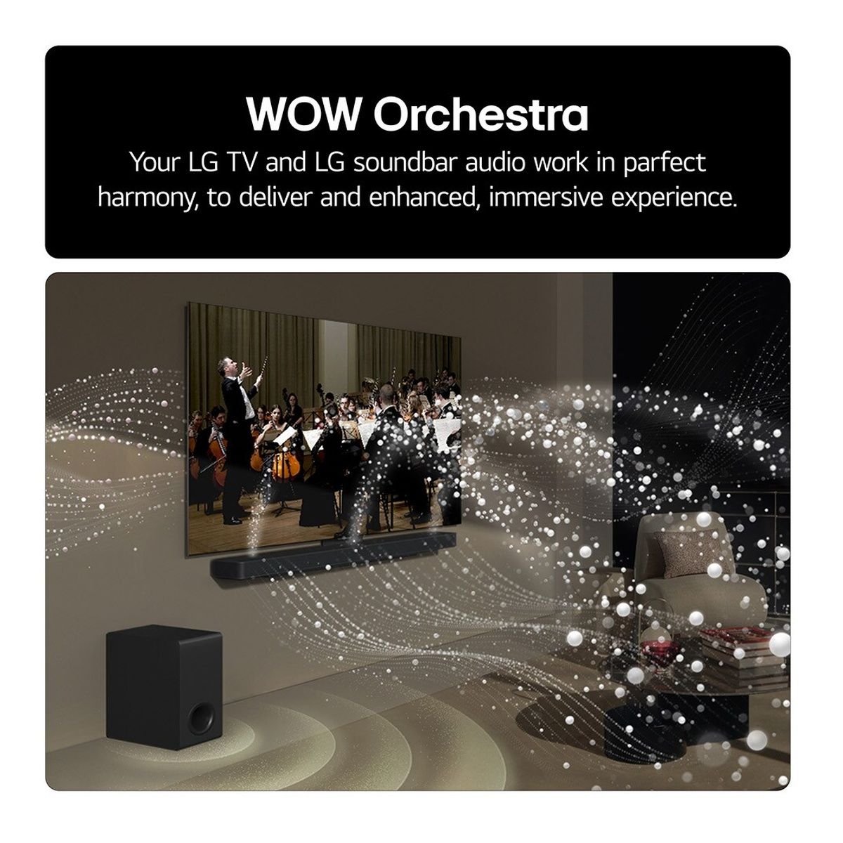 LG US80TY 480W Dolby Atmos Soundbar 3.1.3 Channel with Wireless Subwoofer