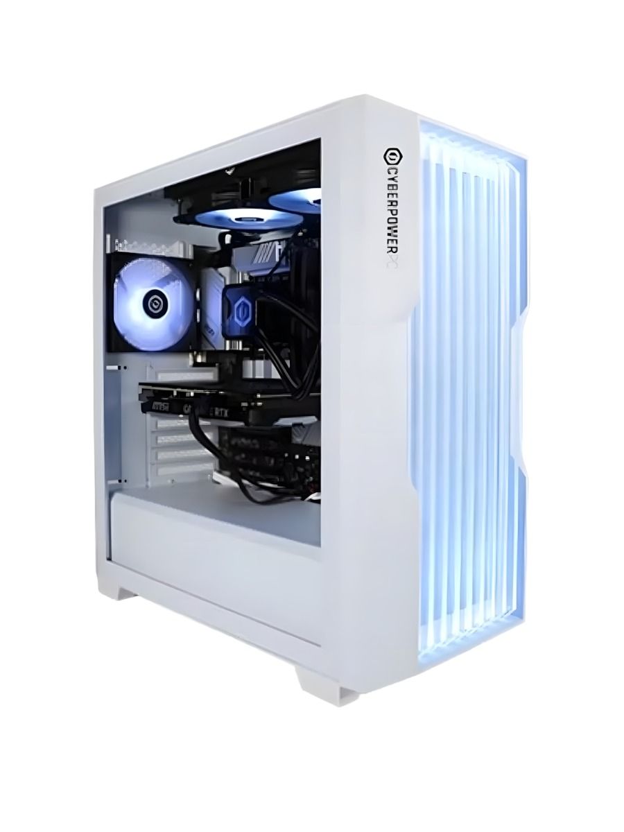 CyberPowerPC Desktop Gaming PC VV2419 Intel i7 32GB RAM 2TB SSD RTX 5080 White