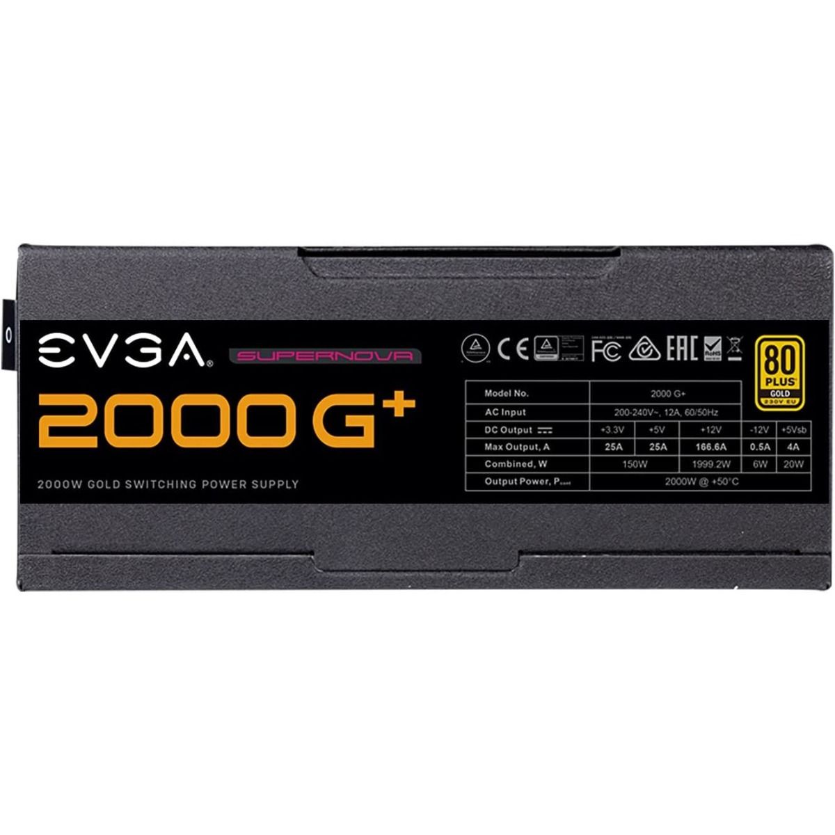 EVGA SuperNova G1+ 2000W Fully Modular 80+ Gold PSU/Power Supply
