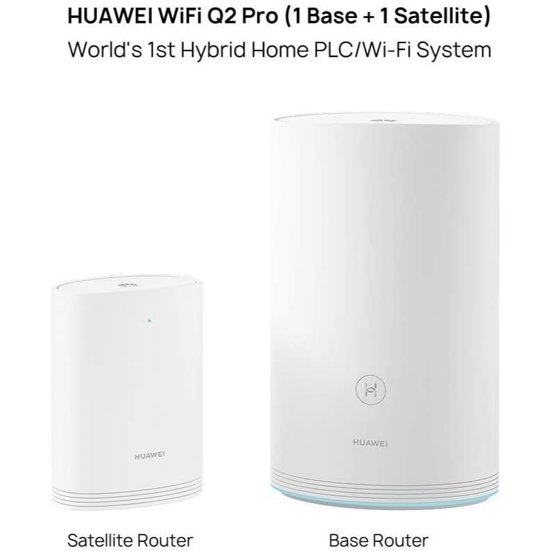 HUAWEI WiFi Q2 Pro (1 Base + 1 Satellites) , Home Wi-Fi System, 53037170