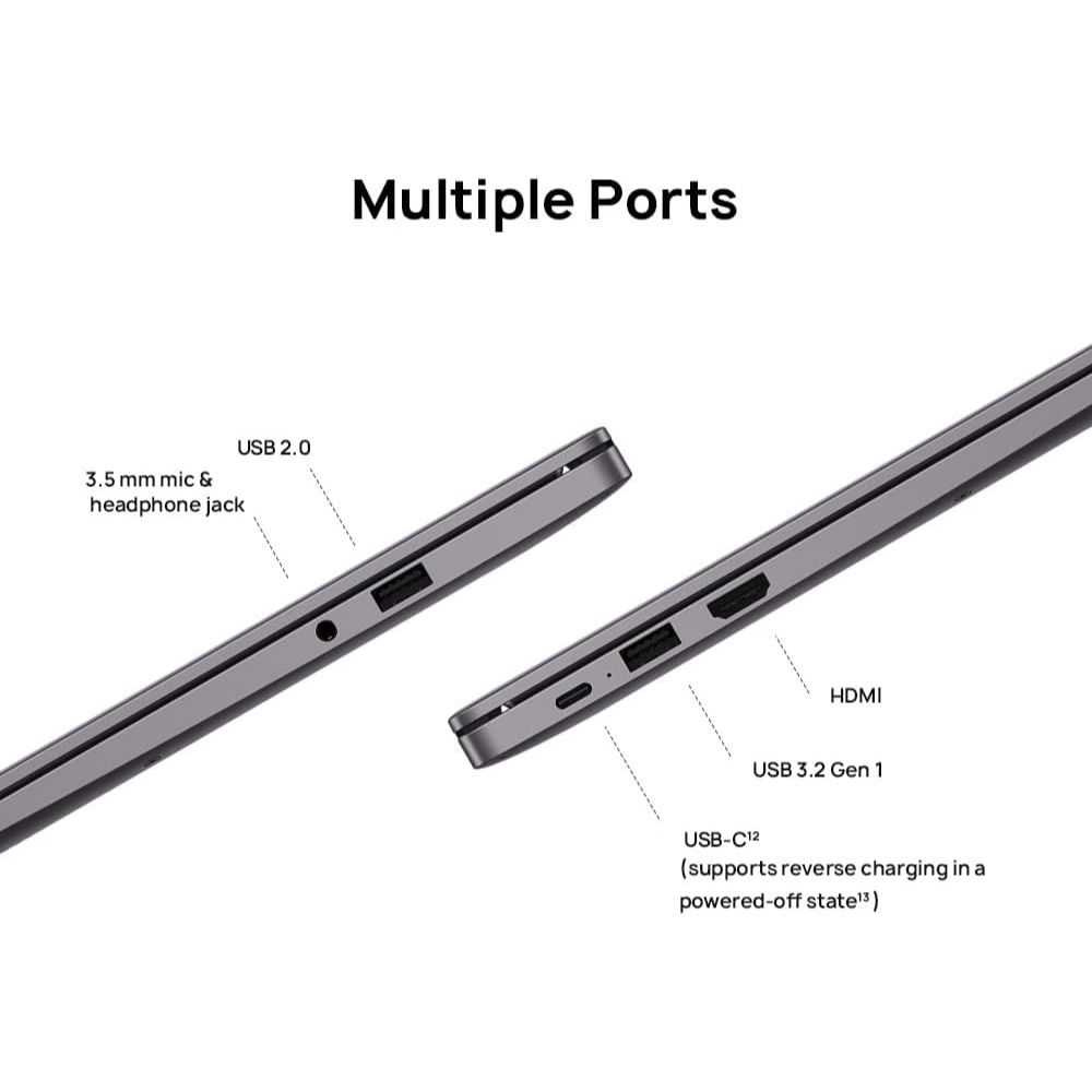 Huawei MateBook D14 14" Laptop Intel i7 11th Gen 16GB RAM 512GB SSD Grey