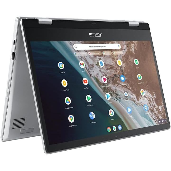 ASUS Chromebook Flip CX1 CX1400FKA 14" Touchscreen Laptop Intel Celeron 4GB RAM 64GB eMMC Silver