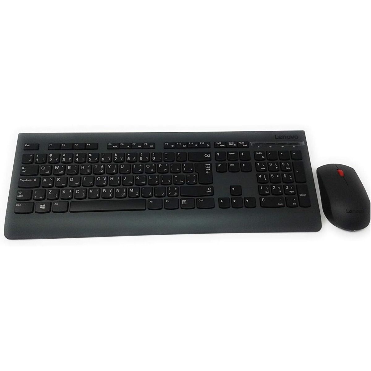 Lenovo Essential Wireless Keyboard and Mouse Combo 2.4 Wireless 1200 DPI Black
