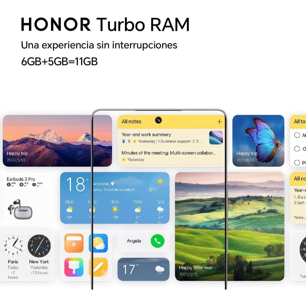 Honor Magic5 Lite 5G 128GB Smartphone - Midnight Black - 5109AMAA #OB