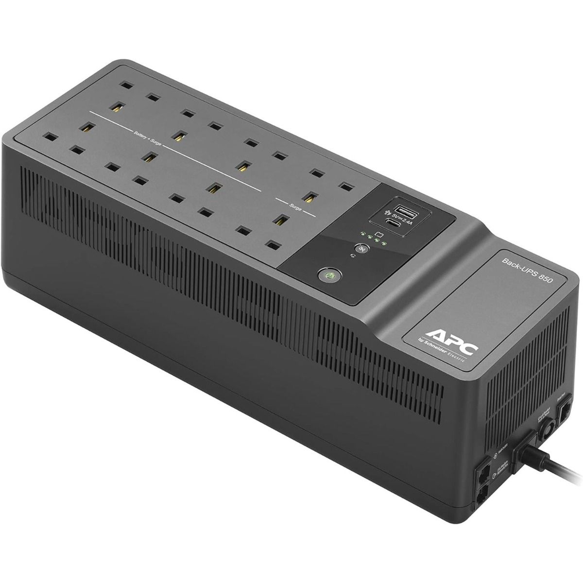 APC Back-UPS BE850G2-UK Uninterruptible Power Supply Unit Black