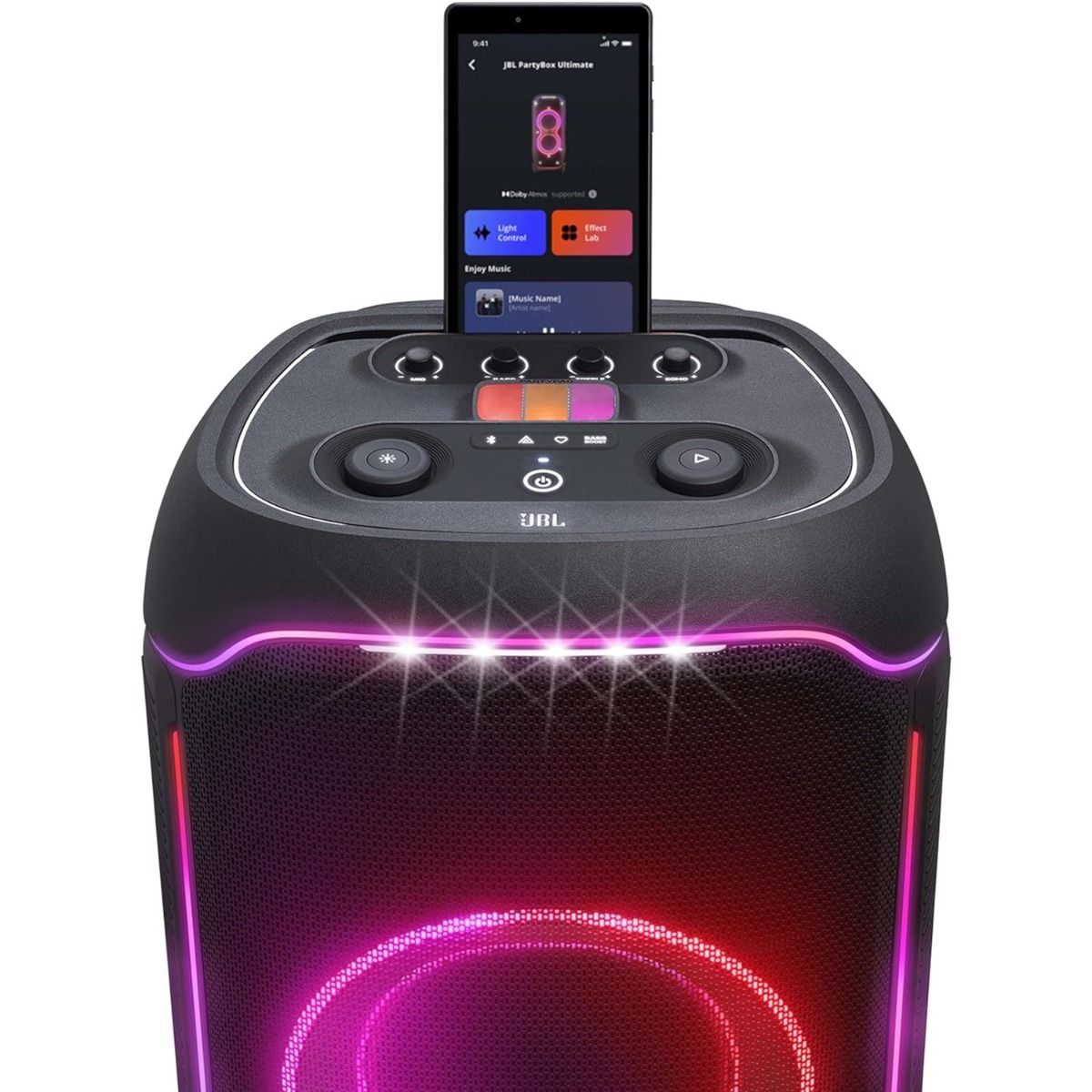 JBL PartyBox Ultimate Portable Speaker Wi-Fi Bluetooth Splashproof Light Show