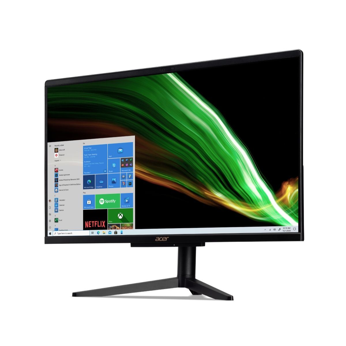 Acer All-in-One Aspire C22-1600 21.5" Intel Pentium 4GB RAM 256GB SSD