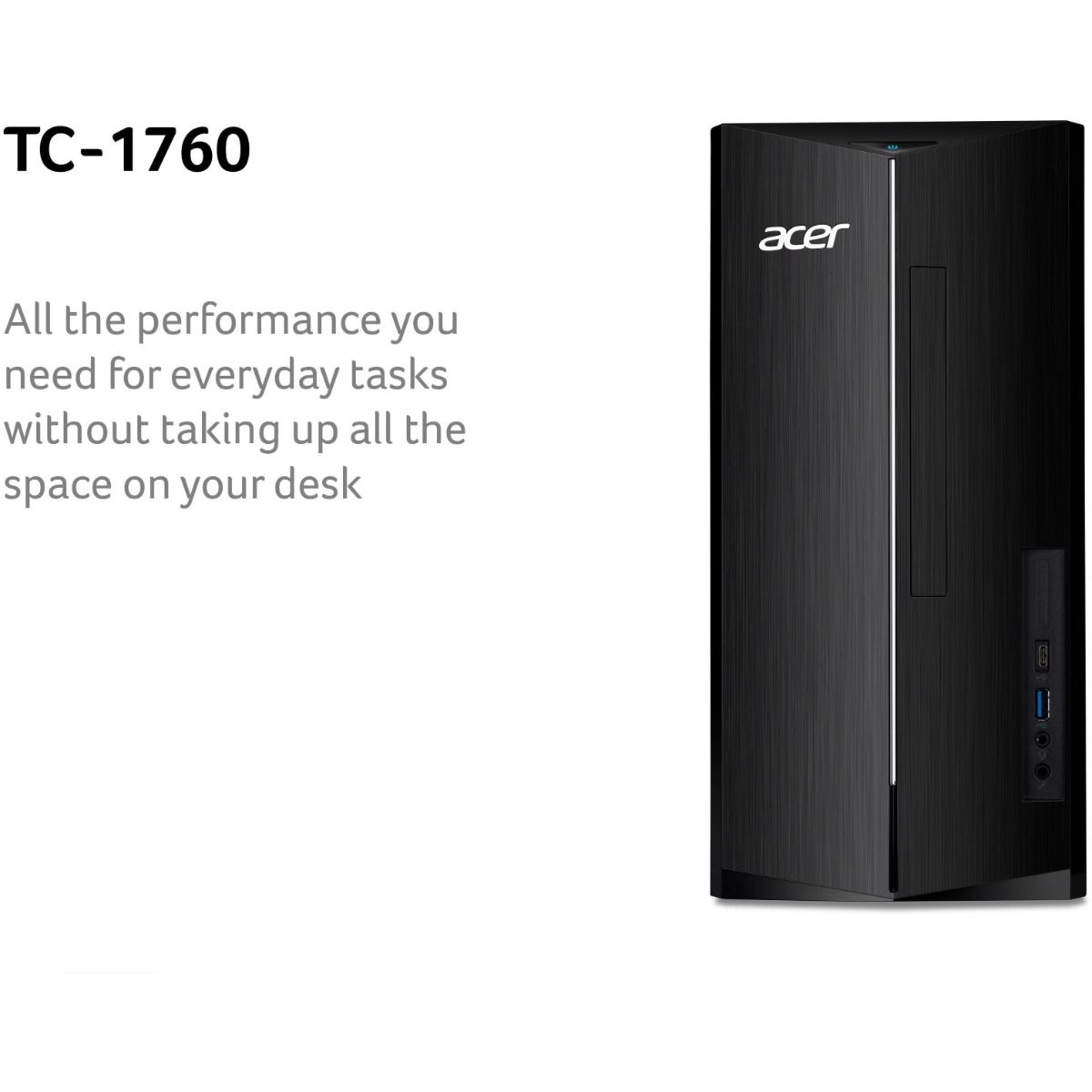 Acer Desktop PC Aspire TC-1760 Intel Core i7-12700 8GB RAM 2TB HDD DVD-RW