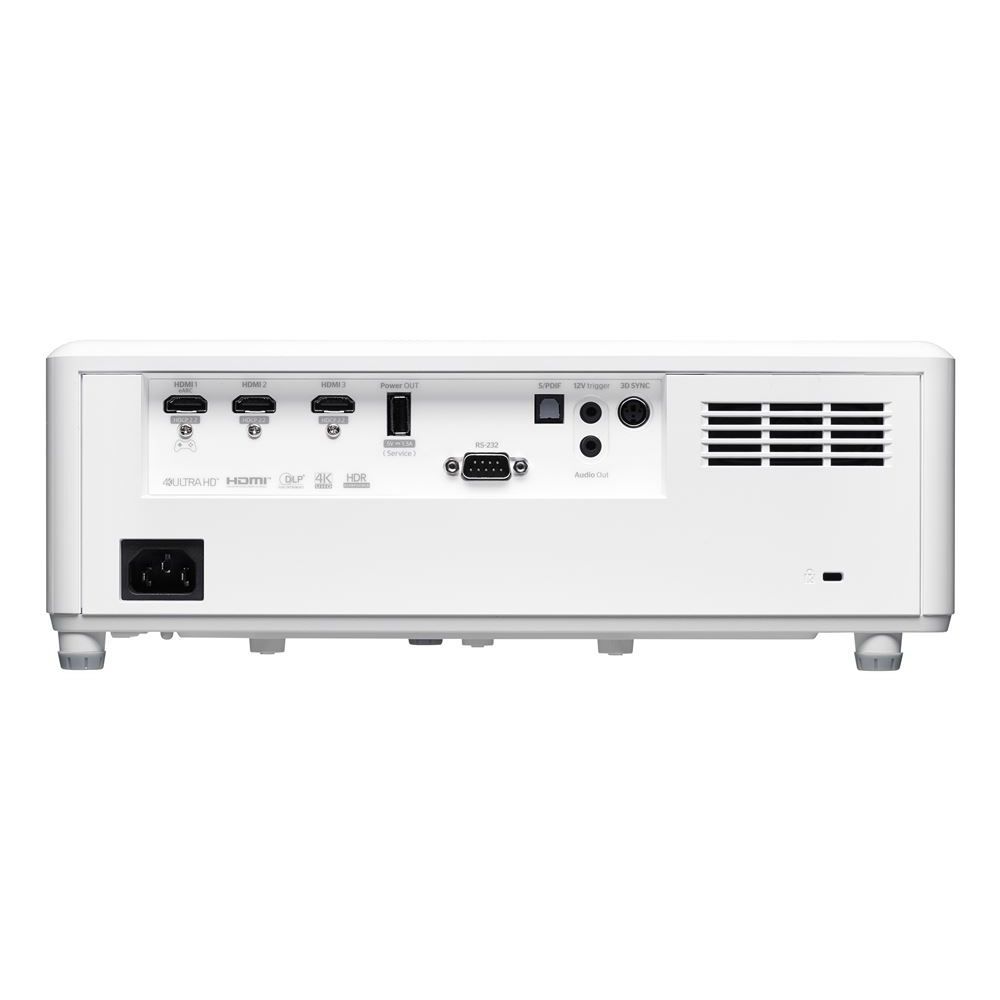 Optoma UHZ45 4K Ultra HD HDR Laser DLP Projector Home Cinema 3D Ready White
