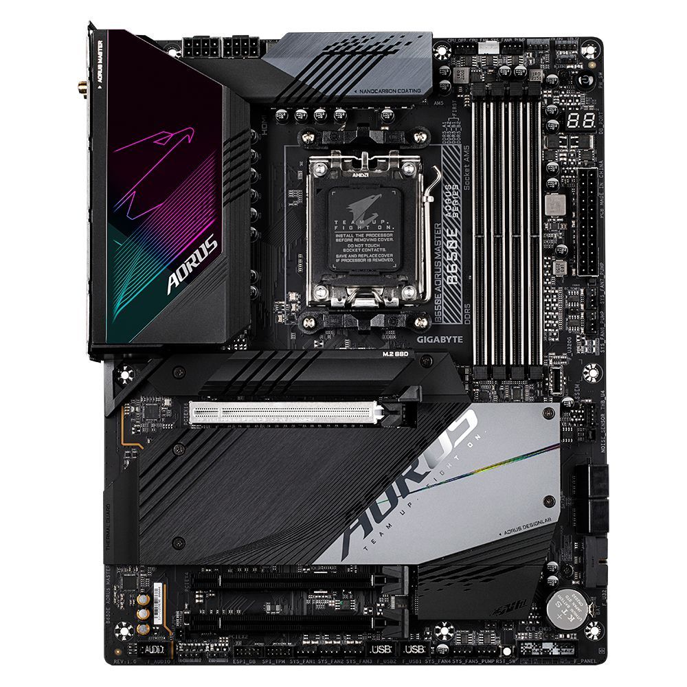 GIGABYTE Motherboard B650E AORUS MASTER AM5 Extended ATX AMD DDR5 USB-C
