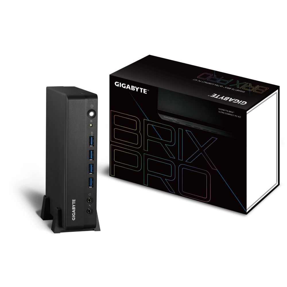 GIGABYTE Brix Pro GB-BSI5-1135G7 Intel Core i5 11th Gen Mini Desktop PC Black