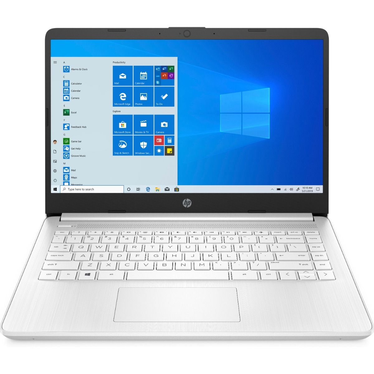 HP Stream 14s-dq0506na 14" Laptop Intel Celeron N 4GB RAM 64GB eMMC Silver