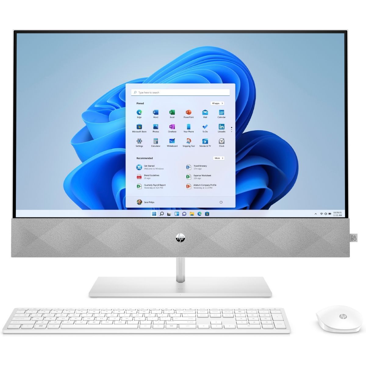 HP Pavilion 27-d1007na 27" All-in-one PC Intel Core i7 11th Gen 8GB RAM 1TB SSD