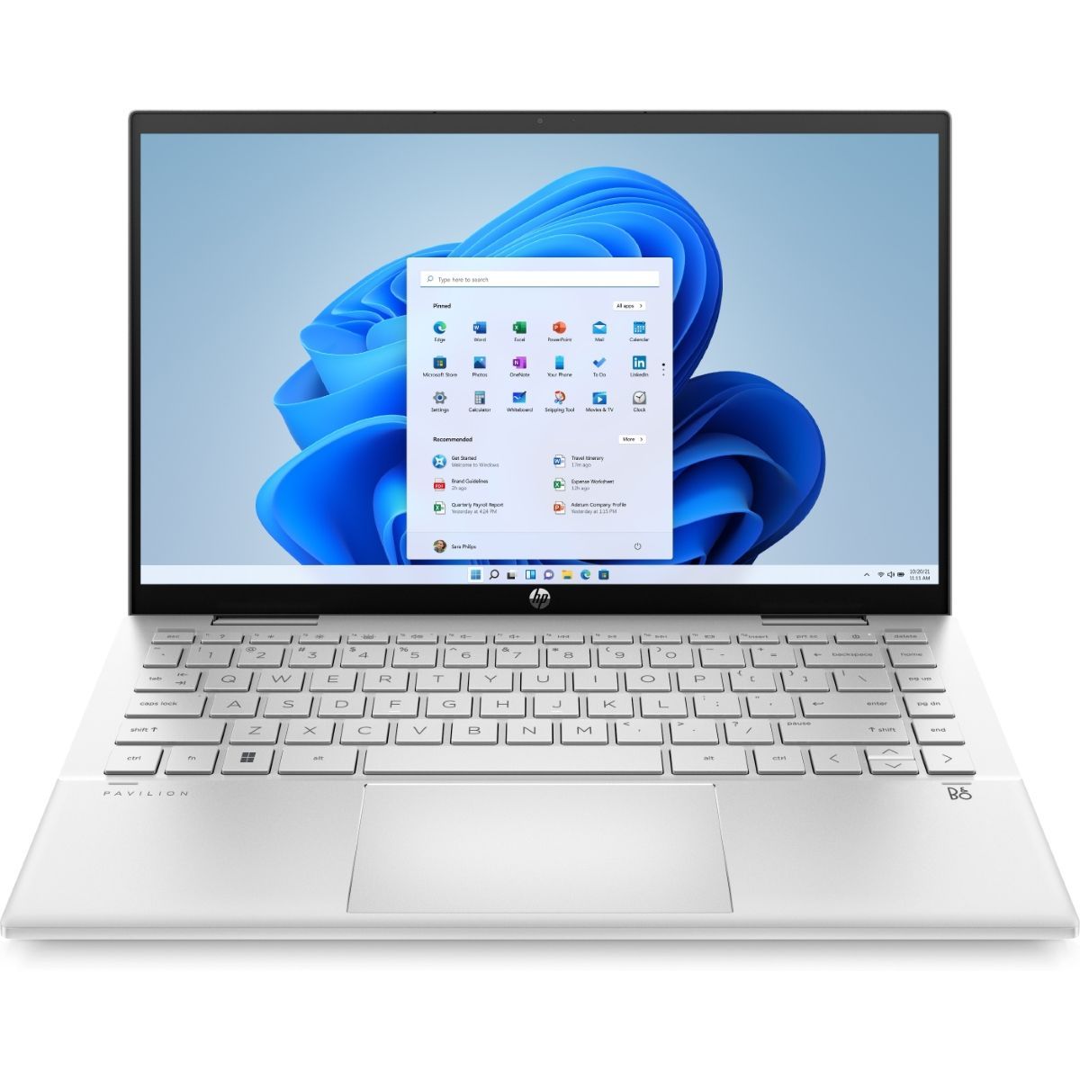 HP Pavilion x360 14" Touchscreen Laptop Intel Core i3 8GB RAM 128GB SSD Silver