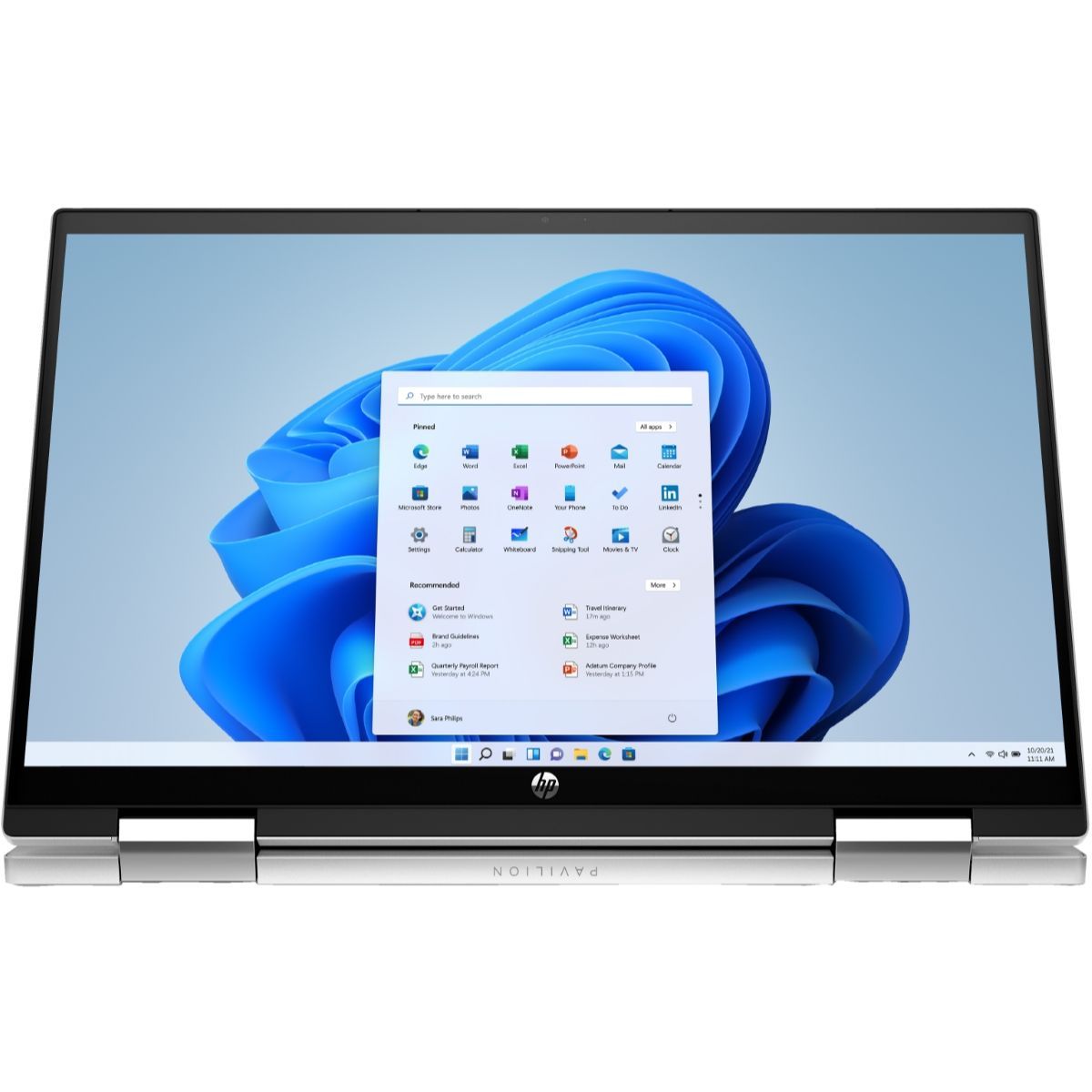 HP Pavilion x360 14" Touchscreen Laptop Intel Core i3 8GB RAM 128GB SSD Silver