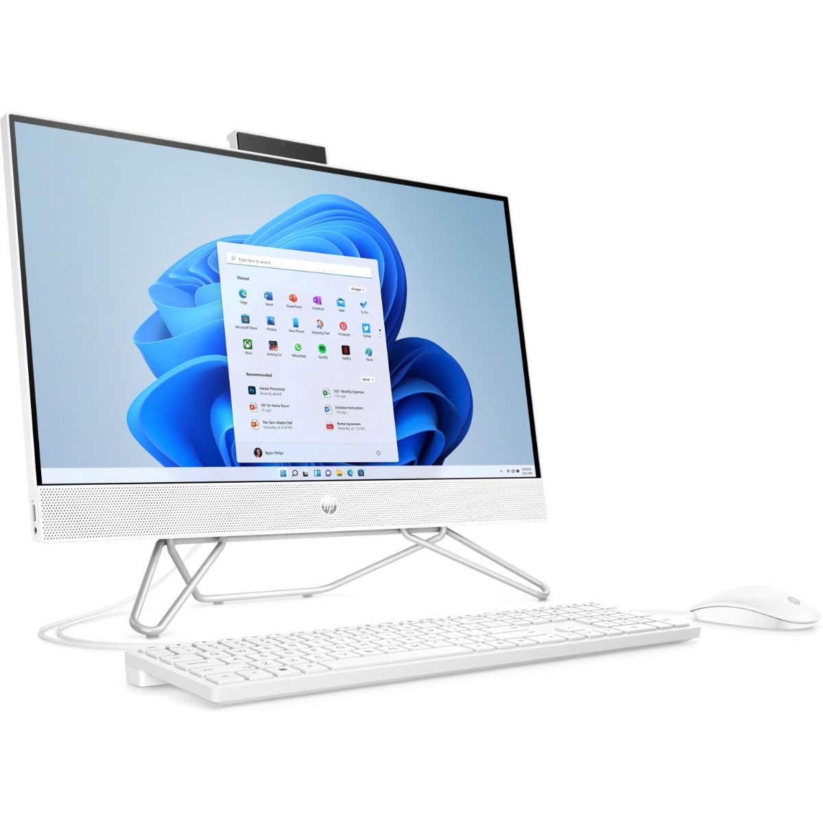 HP All-In-One PC 24-CB0021NA 23.8" Full HD AMD Ryzen 5 5500U 8GB RAM 512GB SSD