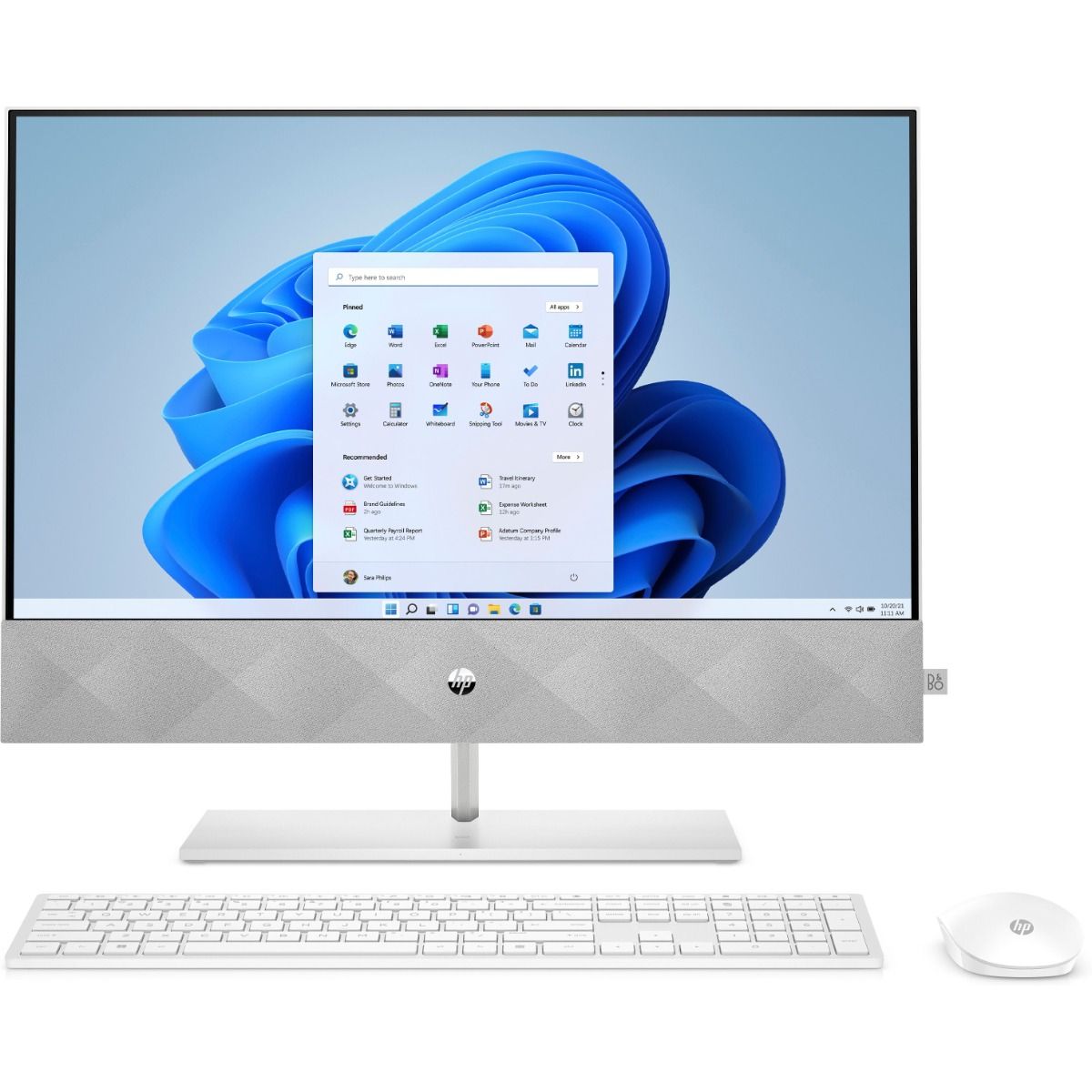 HP All-In-One PC Pavilion 24-k0045na 23.8" FHD Intel i5-10400T 8GB RAM 512GB SSD