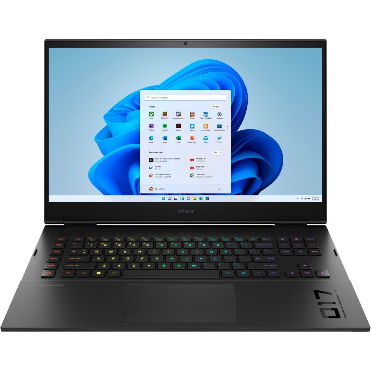 HP OMEN 17-ck1010na 17.3" QHD Laptop Intel Core i7 16GB RAM 2TB SSD RTX 3070 Ti