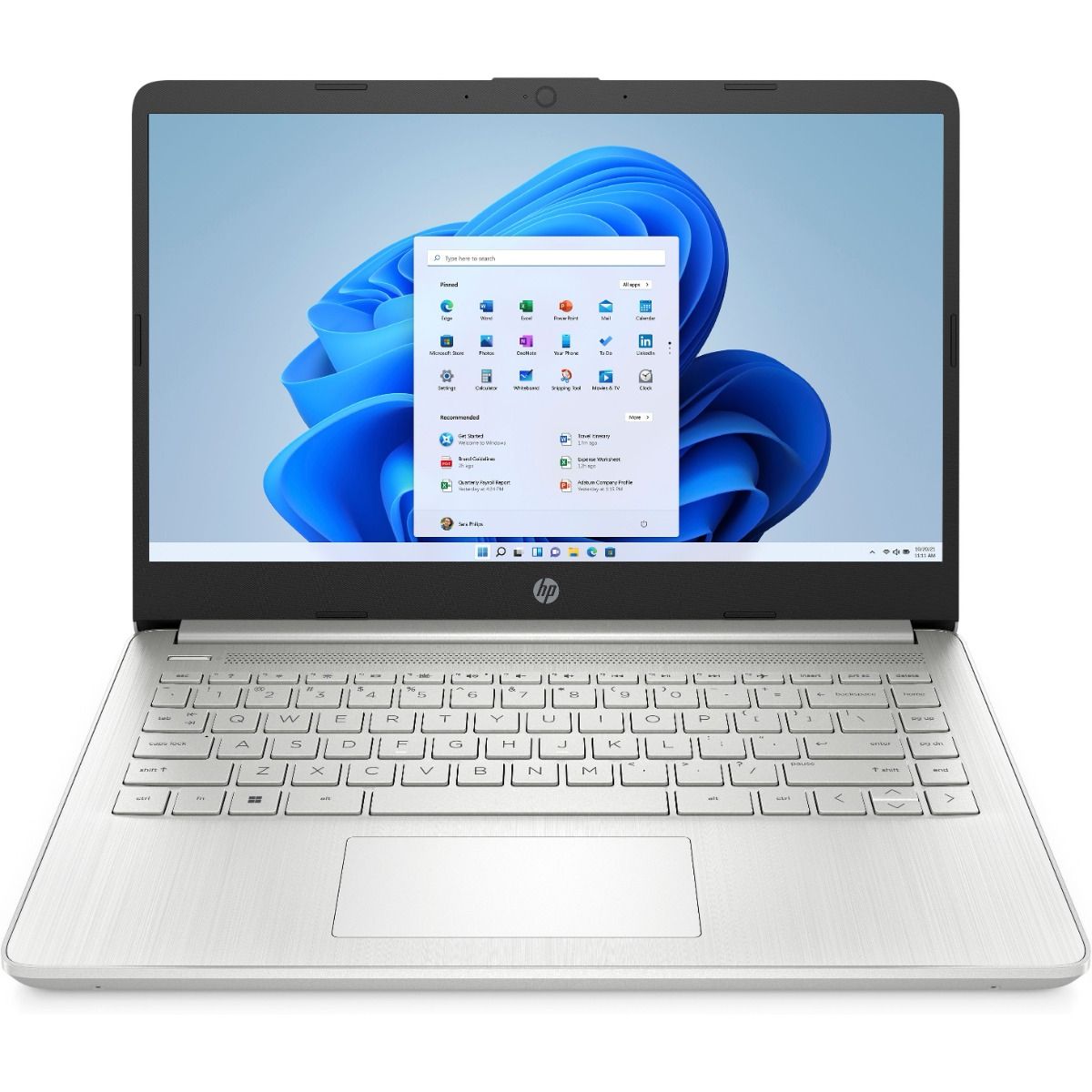HP 14s-dq2524sa 14" Laptop Intel Core i3 11th Gen 4GB DDR 128GB SSD Silver