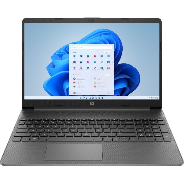 HP 15s-fq0006na 15.6" Full HD Laptop Intel N5030 4GB RAM 128GB SSD W11 Grey
