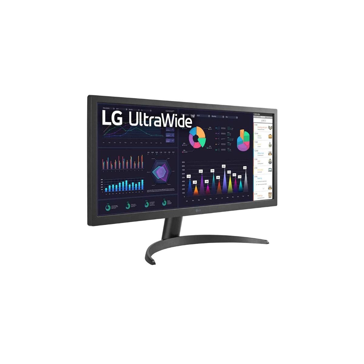 LG Computer Monitor 26WQ500-B 25.7" UltraWide Full HD LED FreeSync