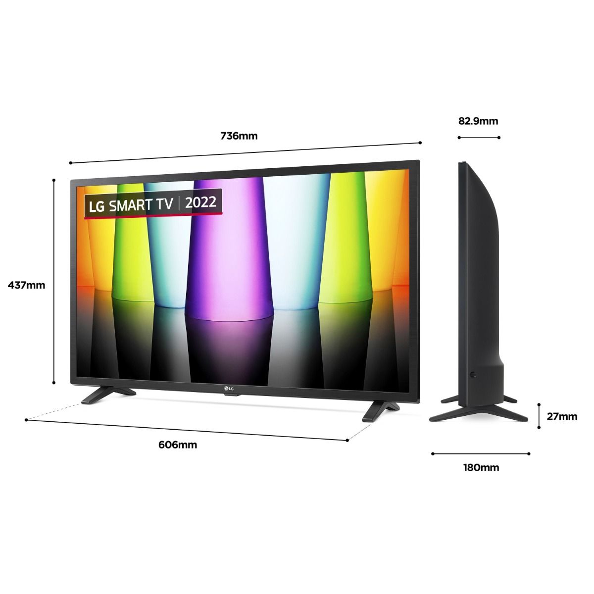 LG 32LQ630B 32" HD Ready Smart Television webOS Wi-Fi Smart Apps