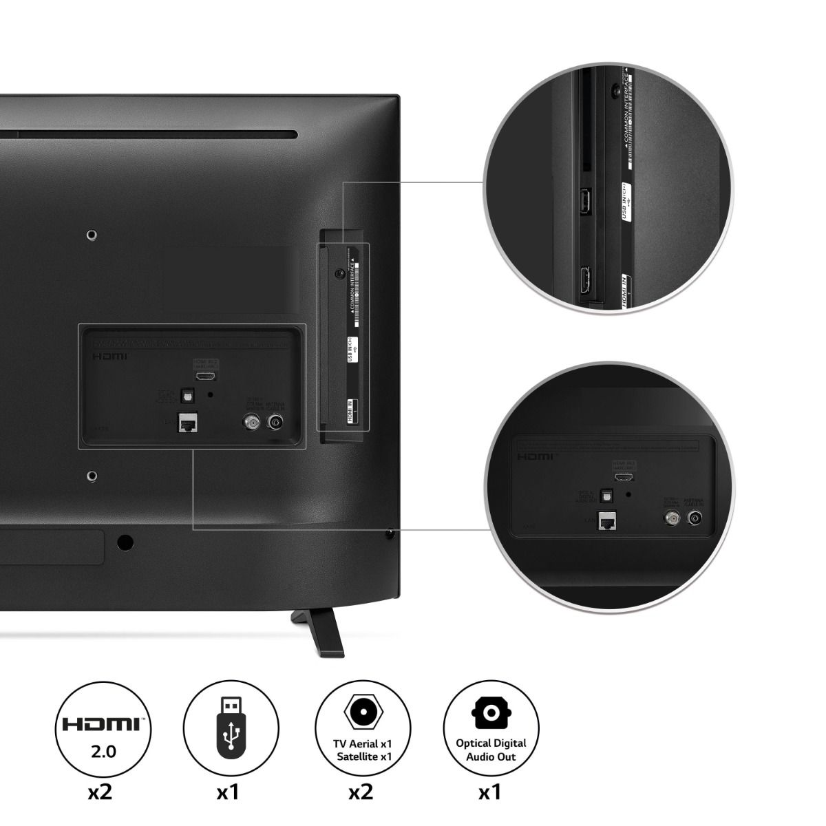 LG 32LQ630B 32" HD Ready Smart Television webOS Wi-Fi Smart Apps