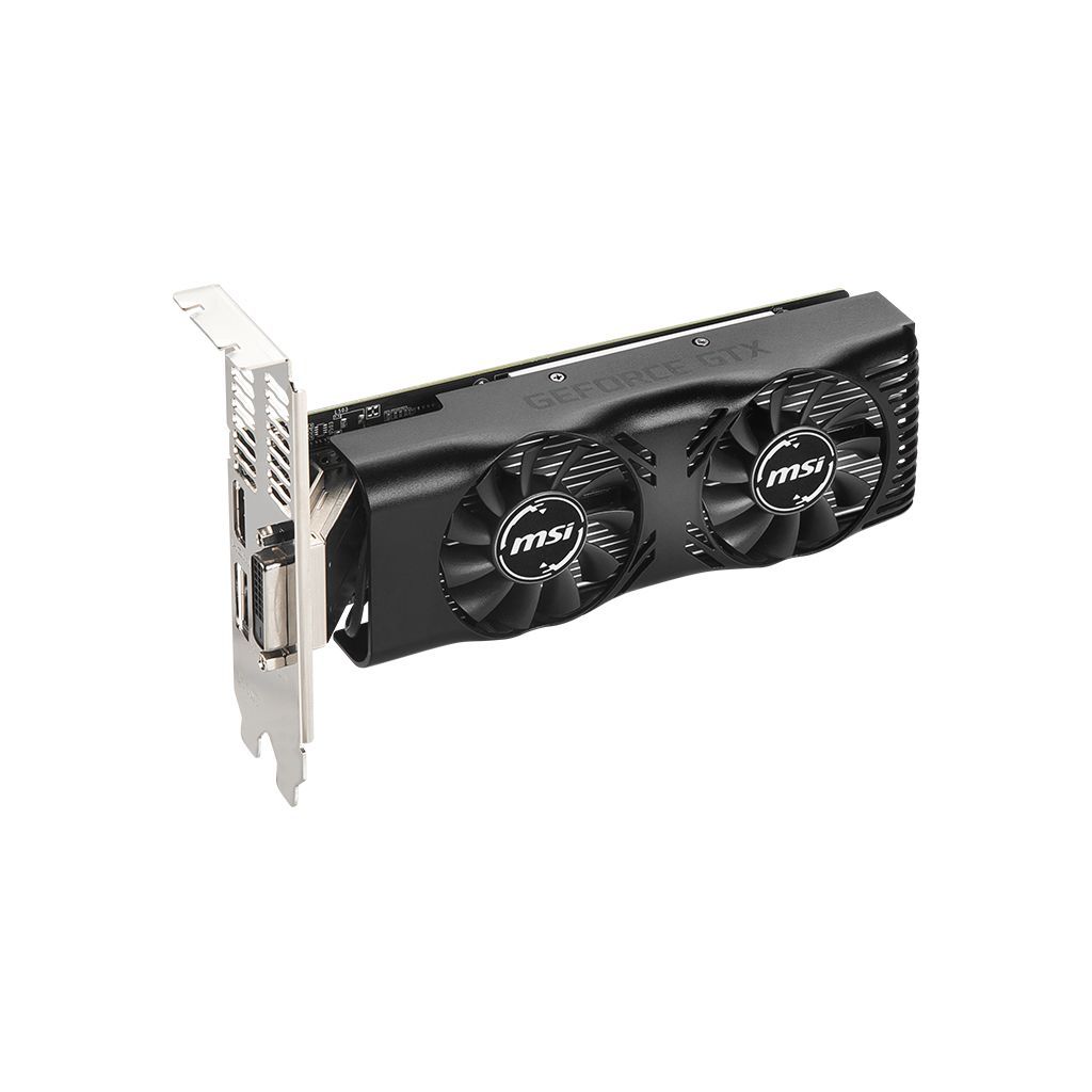 MSI NVIDIA GeForce GTX 1650 4GB GDDR5 Low Profile OC Dual Fan Graphics Card