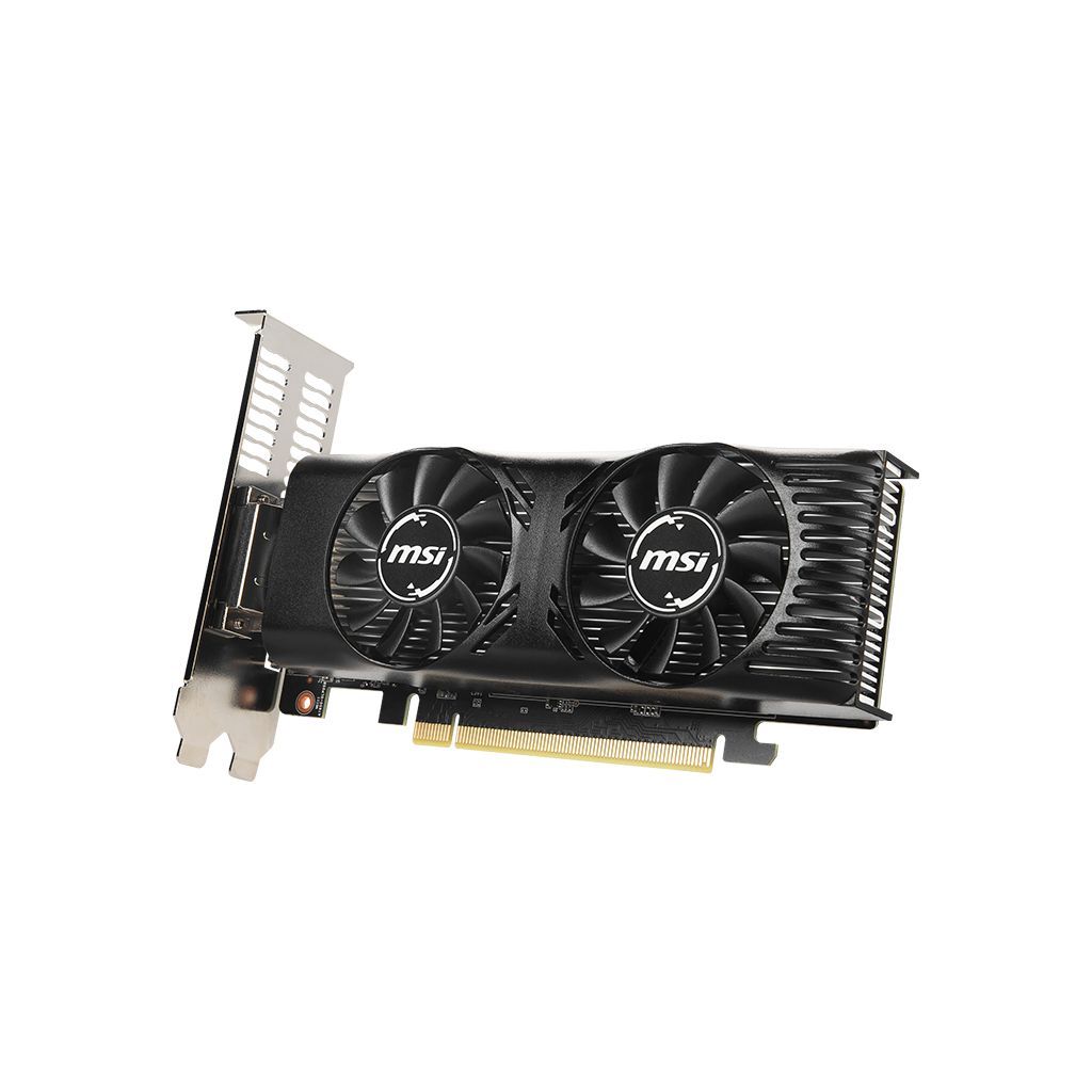 MSI NVIDIA GeForce GTX 1650 4GB GDDR5 Low Profile OC Dual Fan Graphics Card